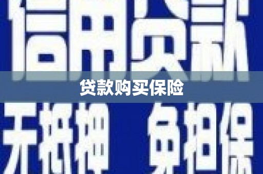 婺源贷款购买保险