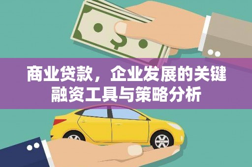 婺源商业贷款，企业发展的关键融资工具与策略分析