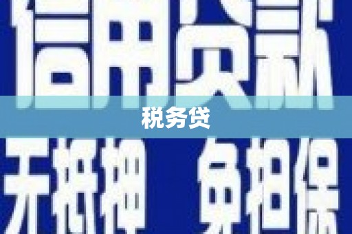 婺源税务贷