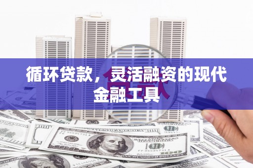 婺源循环贷款，灵活融资的现代金融工具